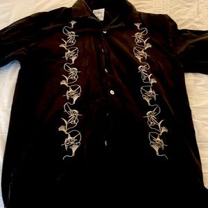 Guy Harvey linen cabana shirt XL.